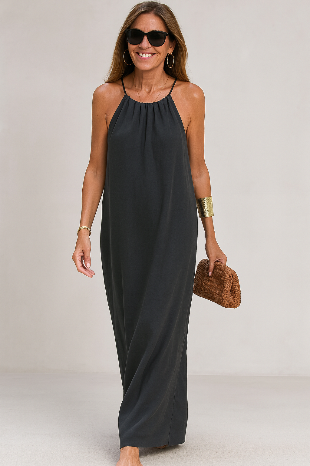 Elle | Floating linen dress