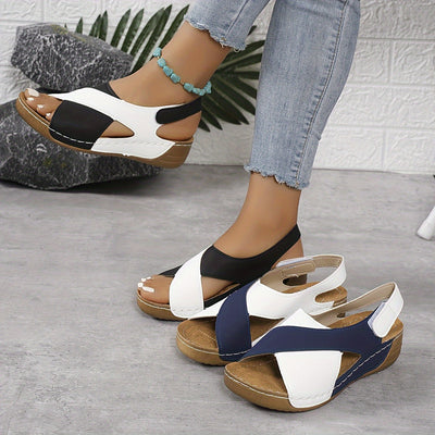 Elle | Comfy abstract sandals