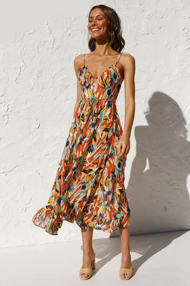 Elle | Colourful summer dress
