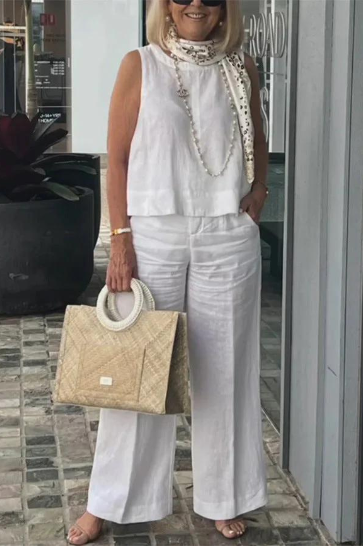 Elle | Two-piece linen set