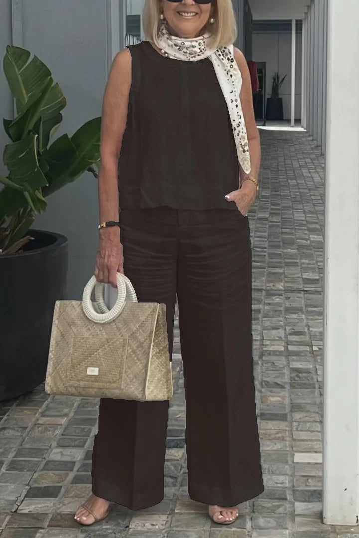 Elle | Two-piece linen set