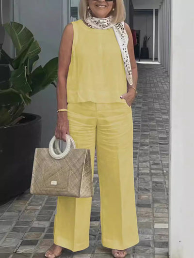 Elle | Two-piece linen set