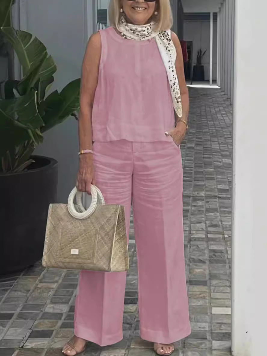 Elle | Two-piece linen set