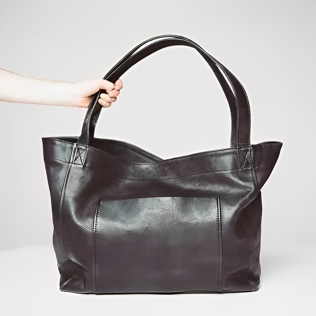 Elle | Vintage-style leather shoulder bag