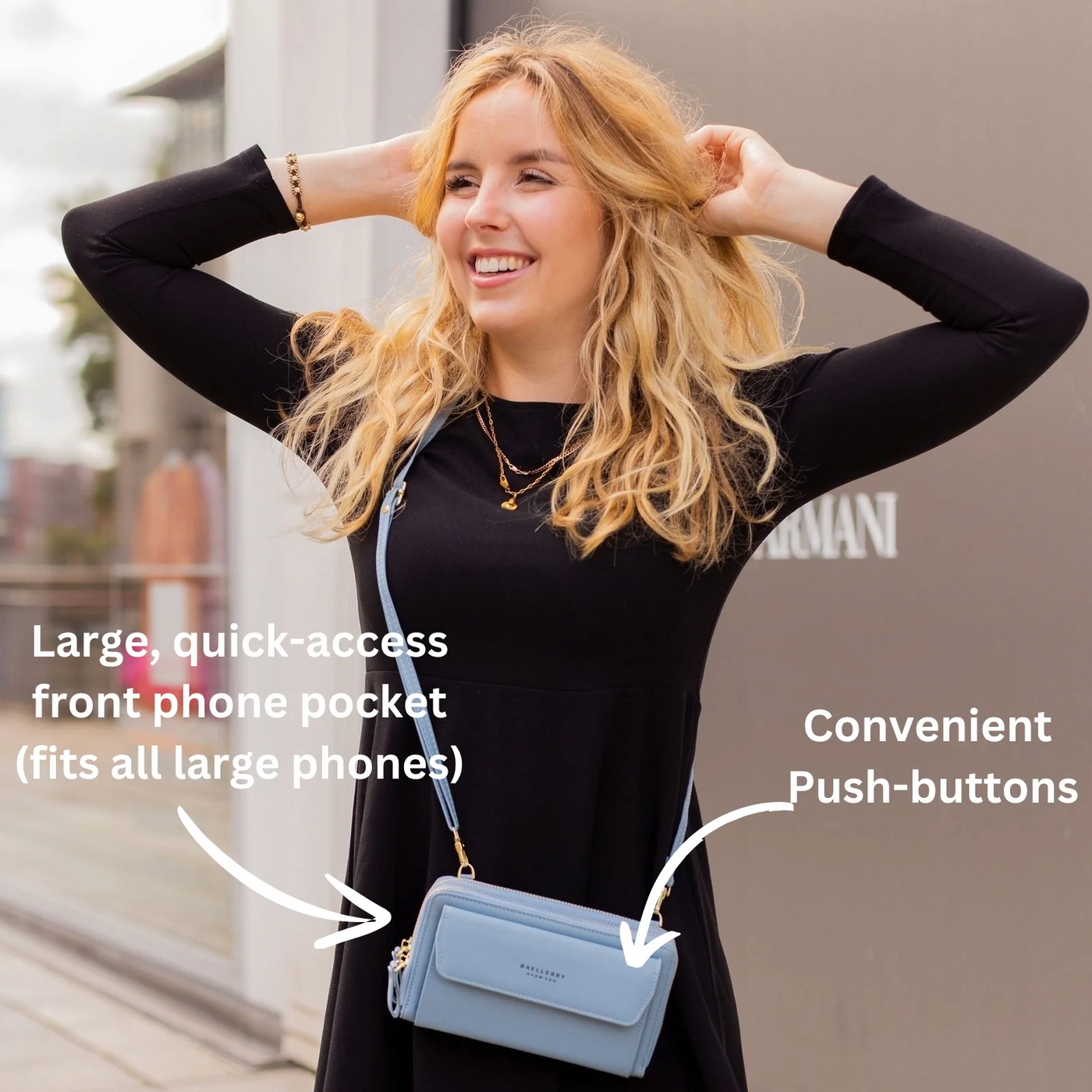 Elle | Leather wallet bag