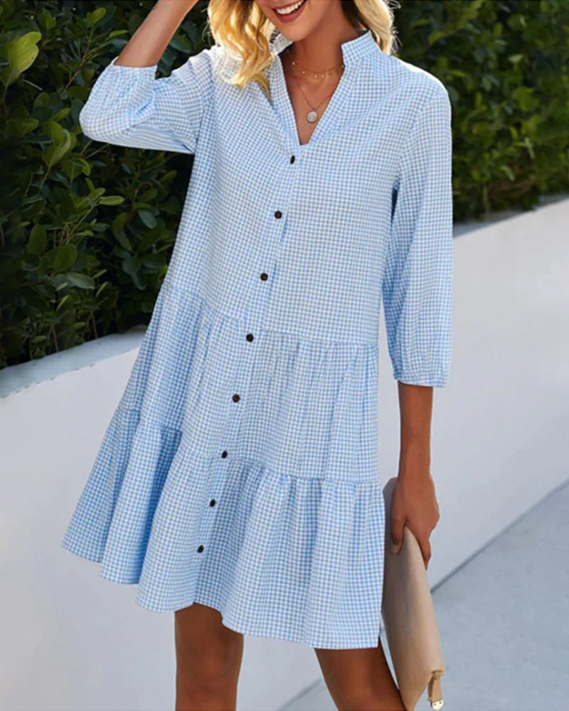 Elle | Checkered summer dress
