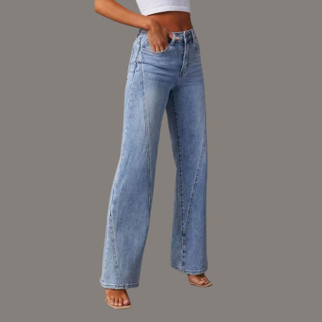 Elle | High-waisted jeans