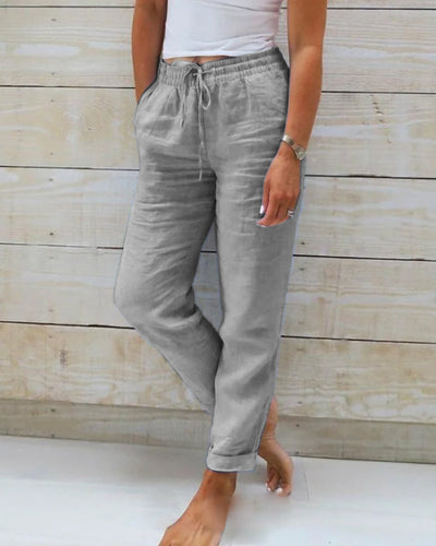 Elle | Comfortable linen trousers
