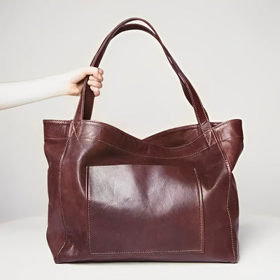 Elle | Vintage-style leather shoulder bag