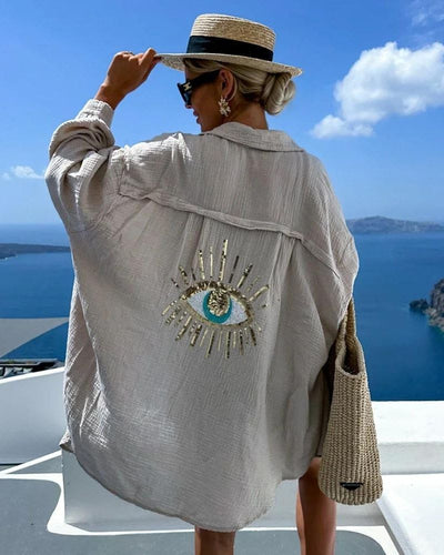 Elle | Shirt with sequins