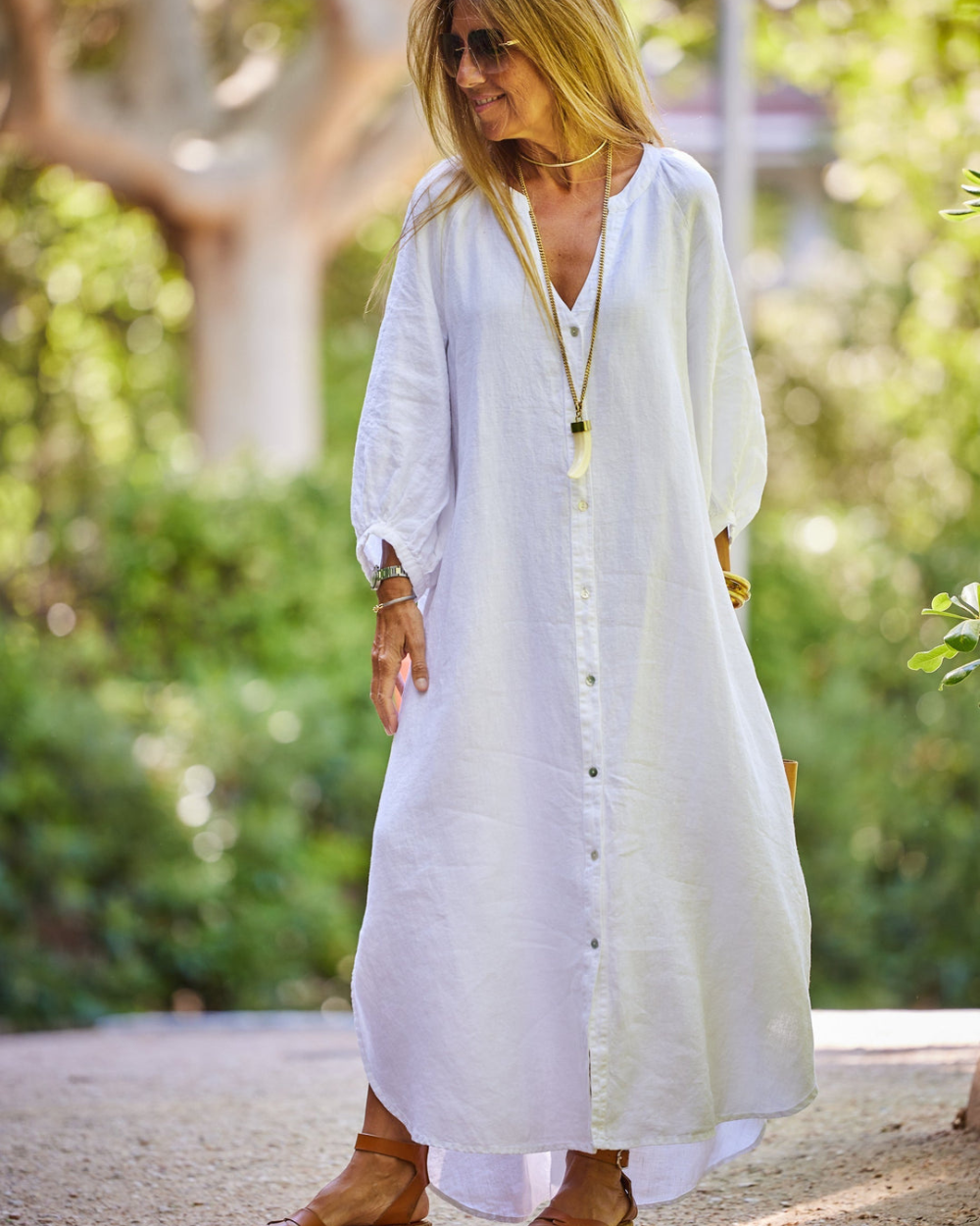 Elle | Lovely light linen dress