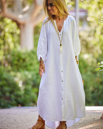Elle | Lovely light linen dress