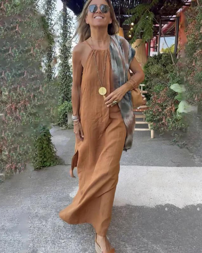 Elle | Floating linen dress