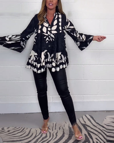 Elle | Longsleeve floral blouse