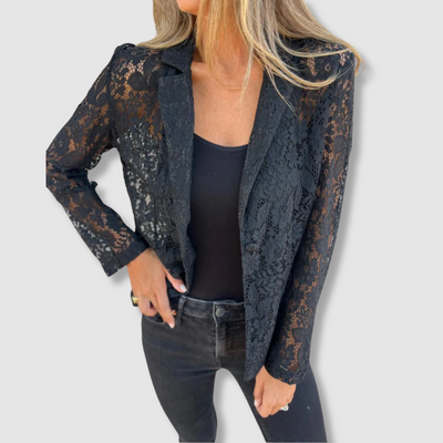 Elle | Stylish blazer with floral print