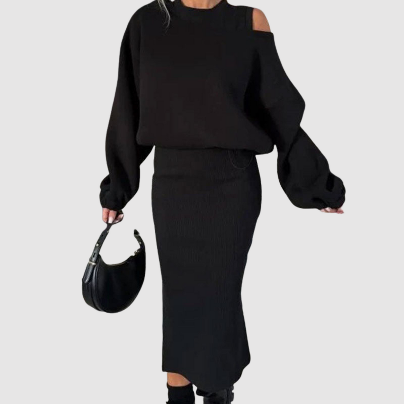 Elle | Elegant dress 2-piece set