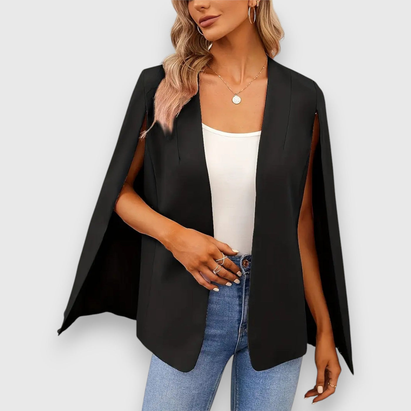 Elle | Open sleeve blazer