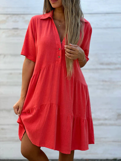 Elle | Casual linen summer dress