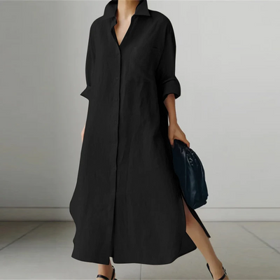 Elle | Oversized casual shirt dress