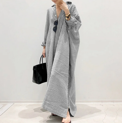 Elle | Relaxed oversized shirt dress