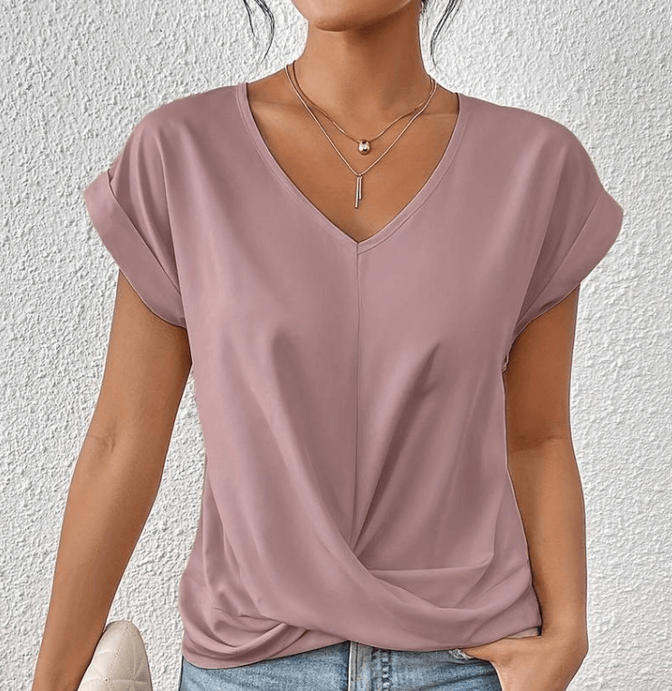 Elle | Elegant V-neck top