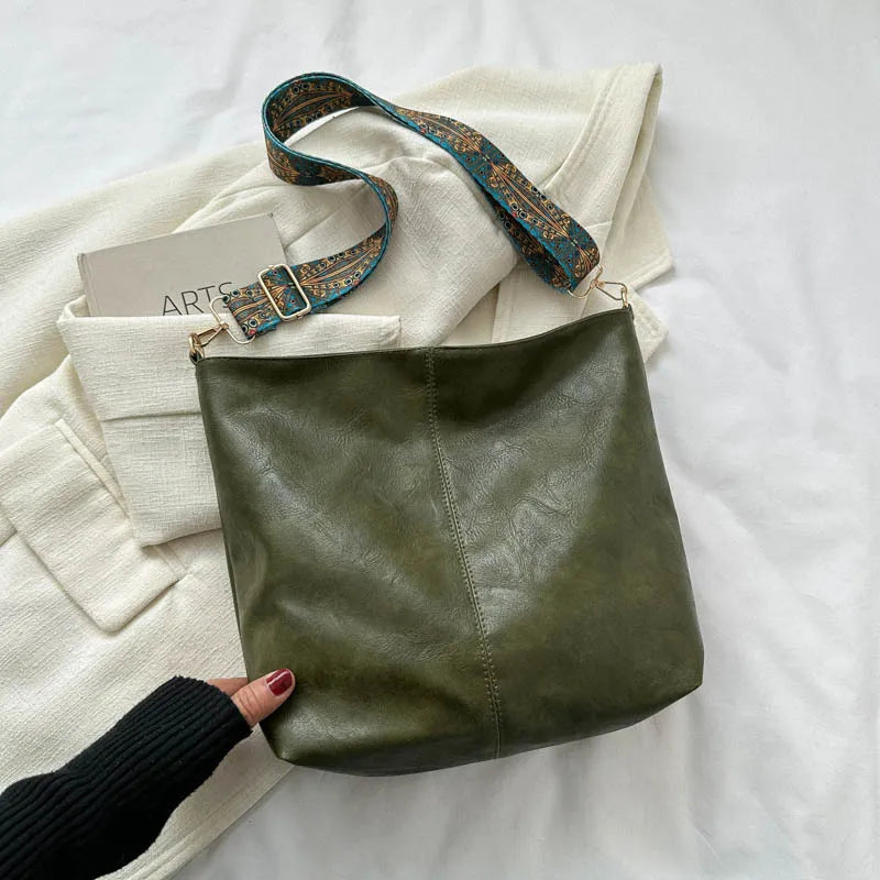Elle | Vintage leather shoulder bag
