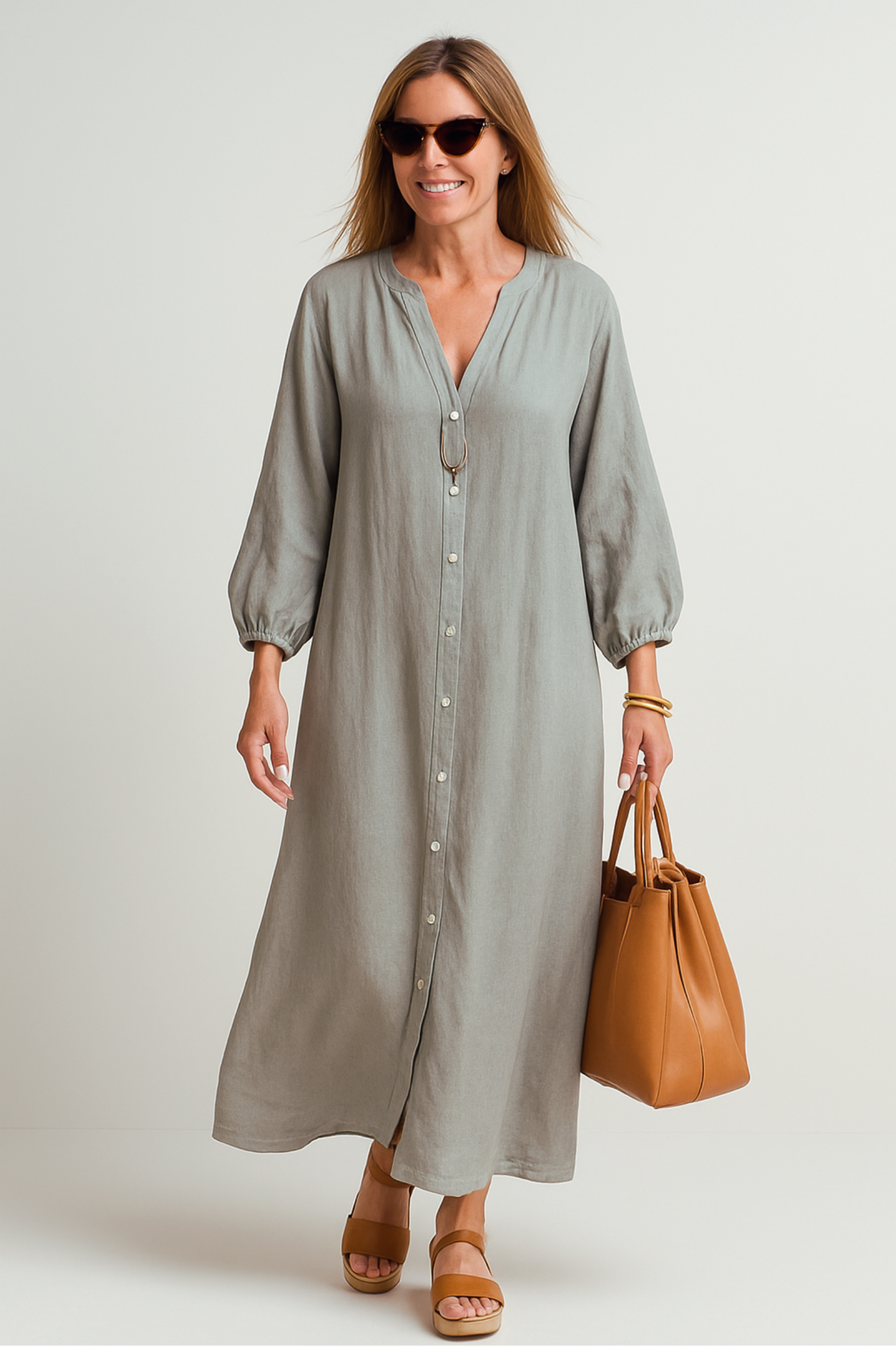 Elle | Lovely light linen dress