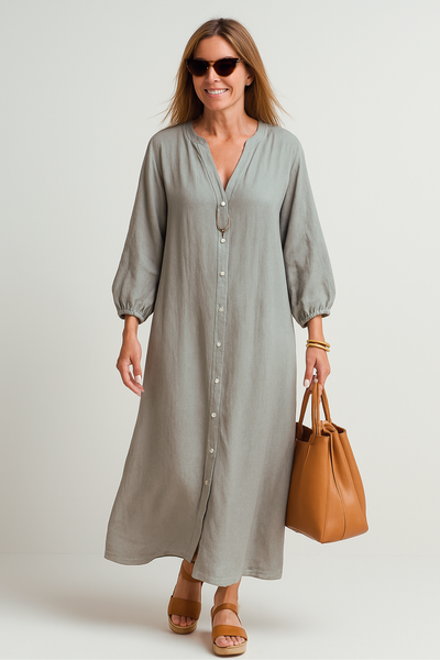 Elle | Lovely light linen dress