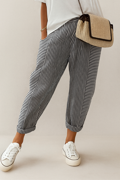 Elle | Striped trousers