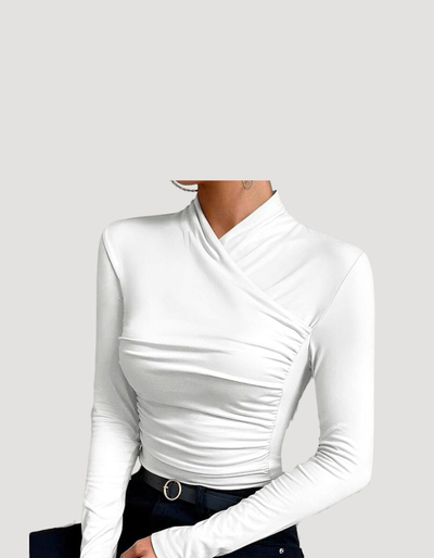 Elle | Long-sleeved crossover top