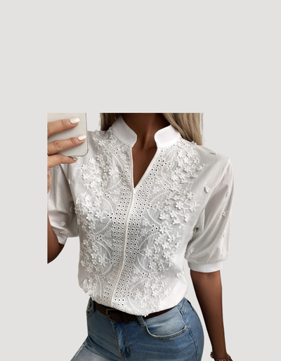 Elle | Elegant detailed blouse