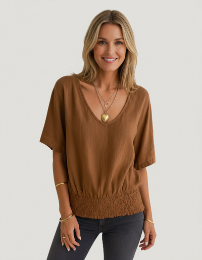 Elle | Comfortable linen shirt