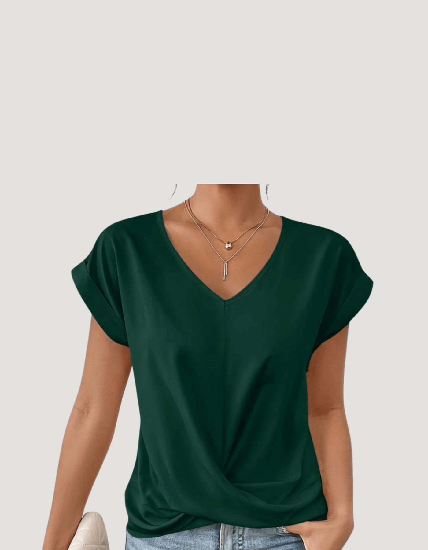 Elle | Elegant V-neck top