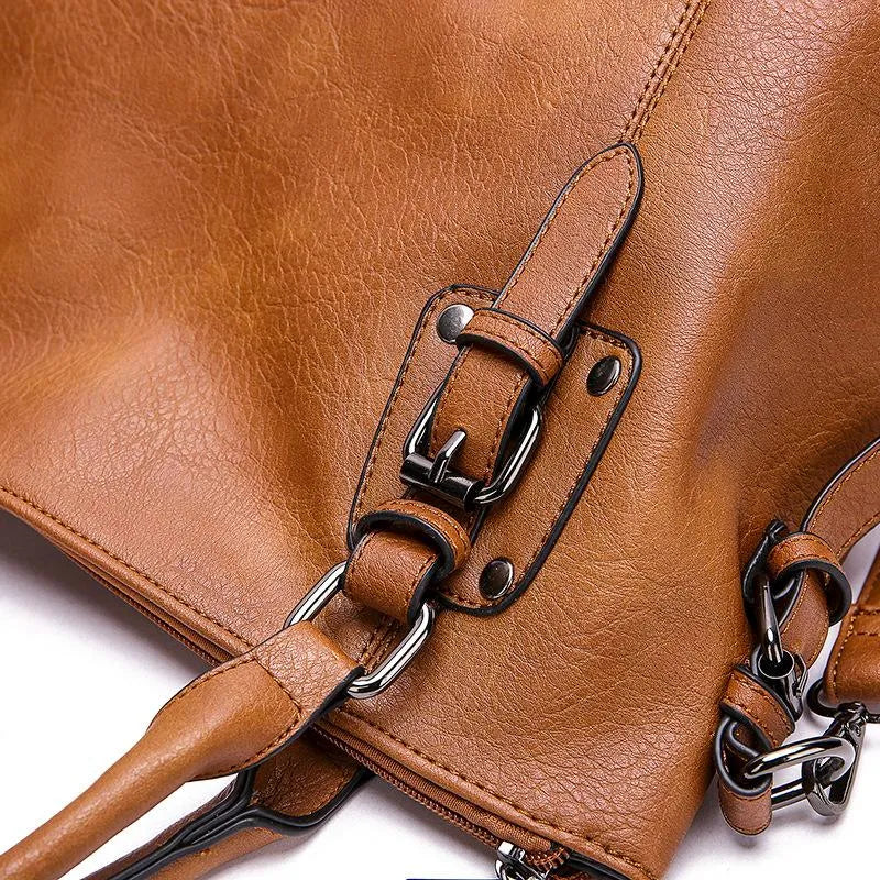 Elle | Elegant leather shoulder bag