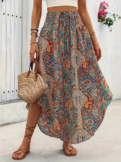 Elle | Coloured boho skirt
