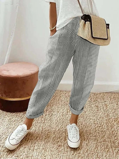 Elle | Striped trousers