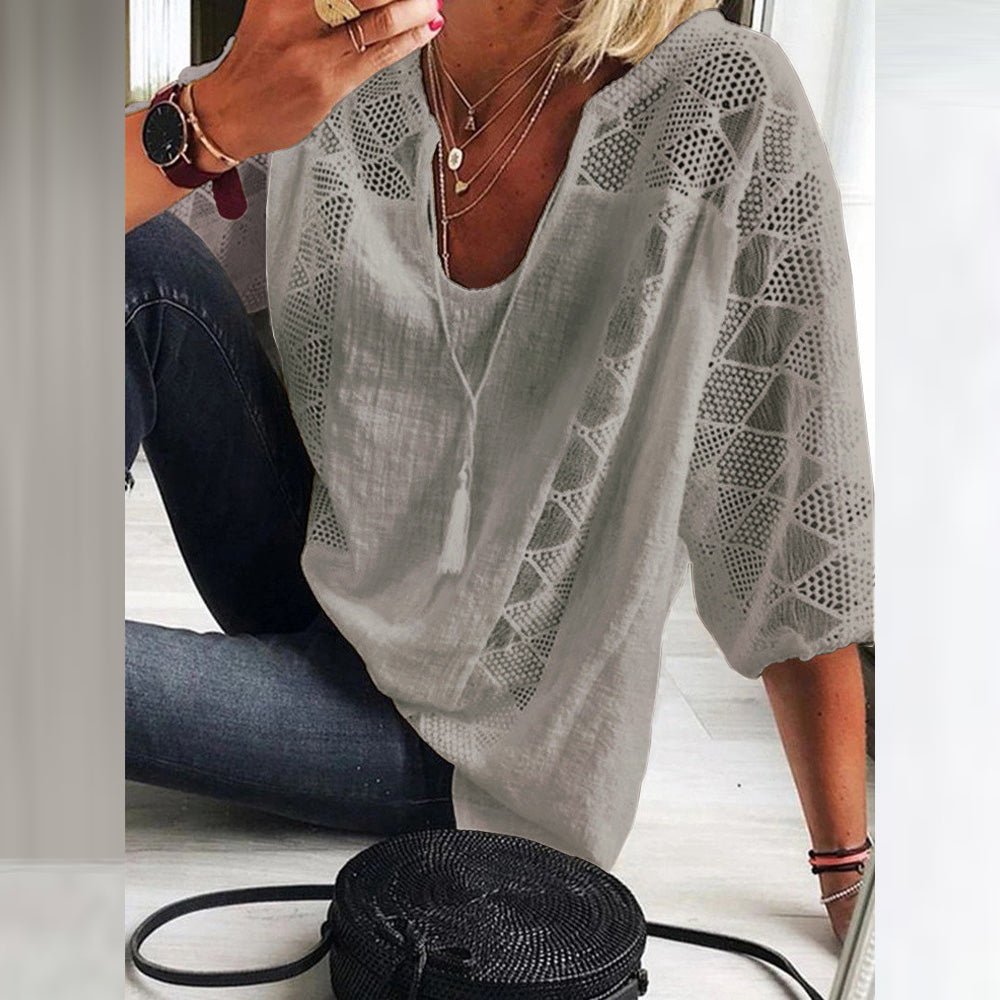 Elle | Crochet blouse