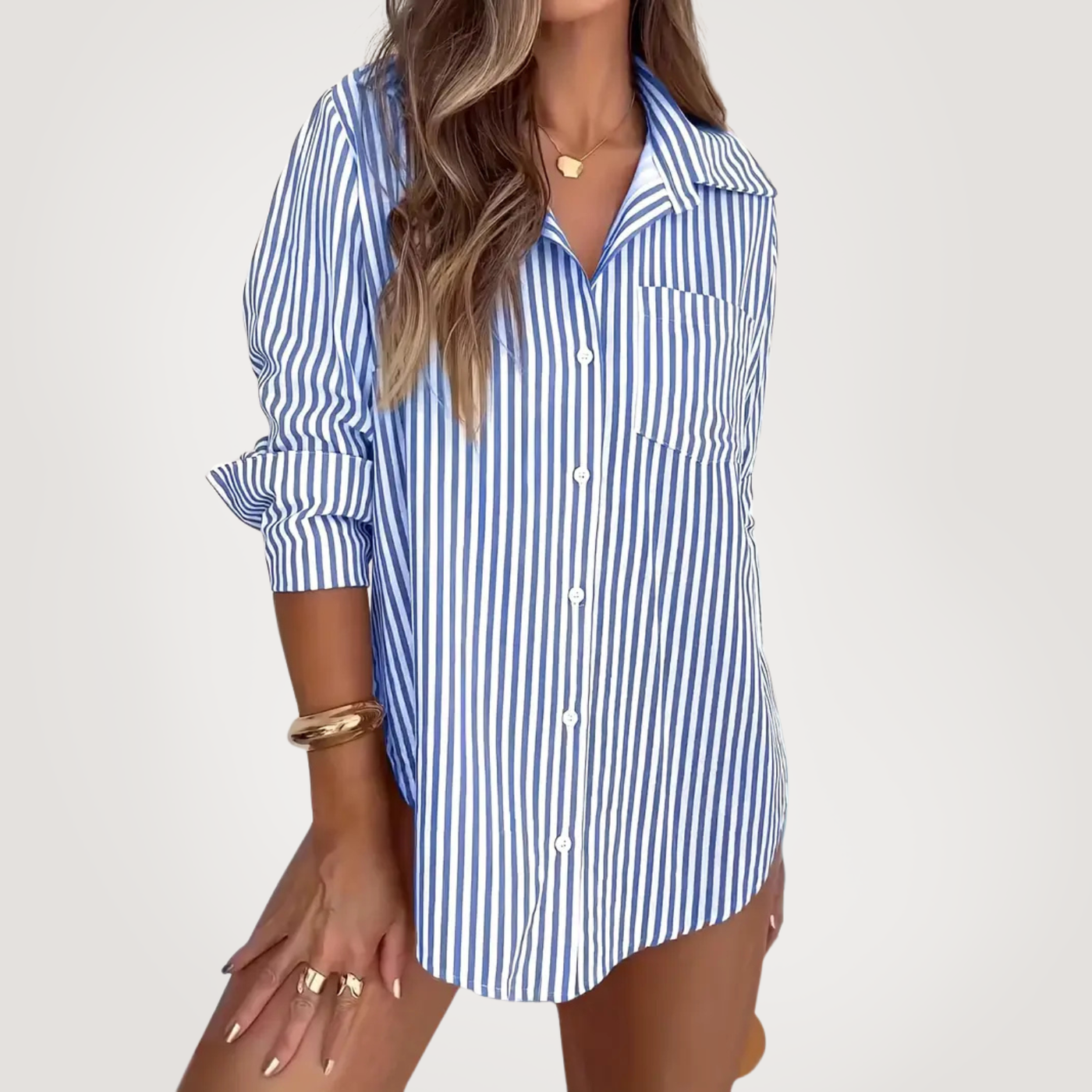 Elle | Elegant striped shirt