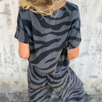 Elle | Loose zebra 2-piece set